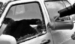 车门冻住打不开怎么办 车门冻住打不开怎么办